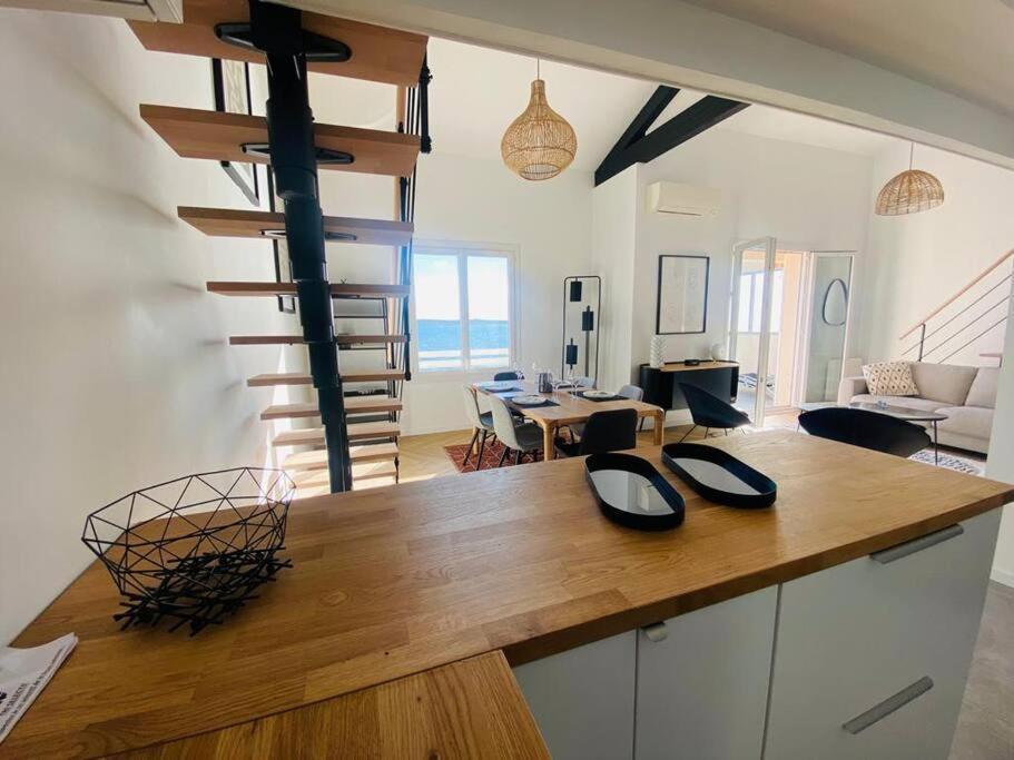 Magnifique Duplex Vue Mer Inoubliable Sanary Sur Mer Bagian luar foto